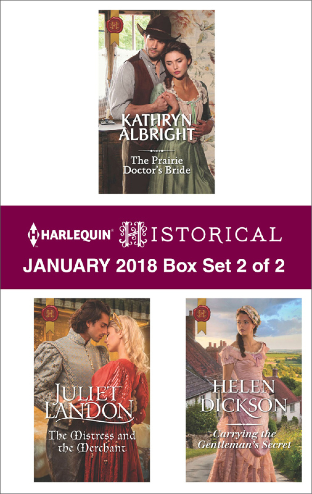 Reflowable Harlequin Historical January 2018 - Box Set 2 of 2; $13.31
