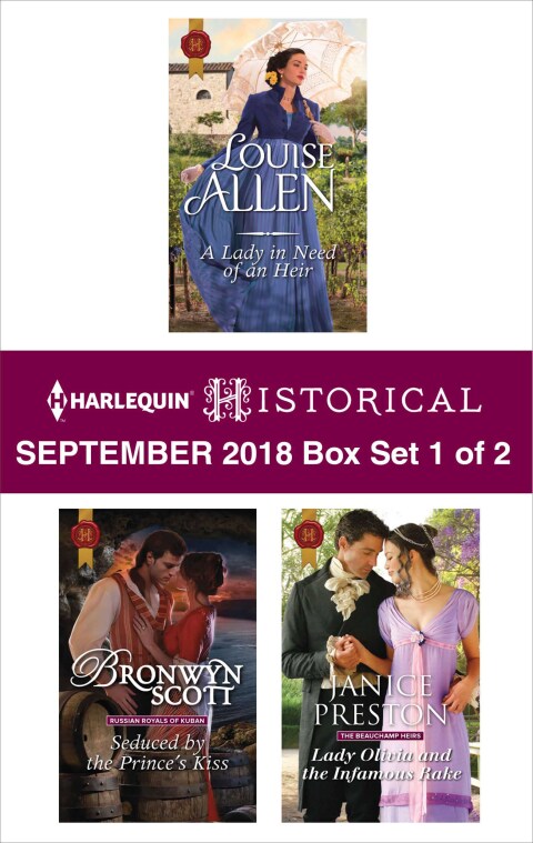 Cover image for book Harlequin Historical September 2018 - Box Set 1 of 2
