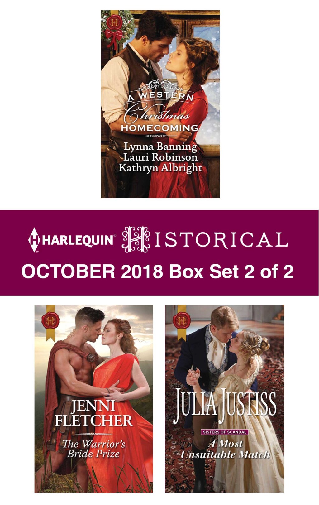 Reflowable Harlequin Historical October 2018 - Box Set 2 of 2; $13.31
