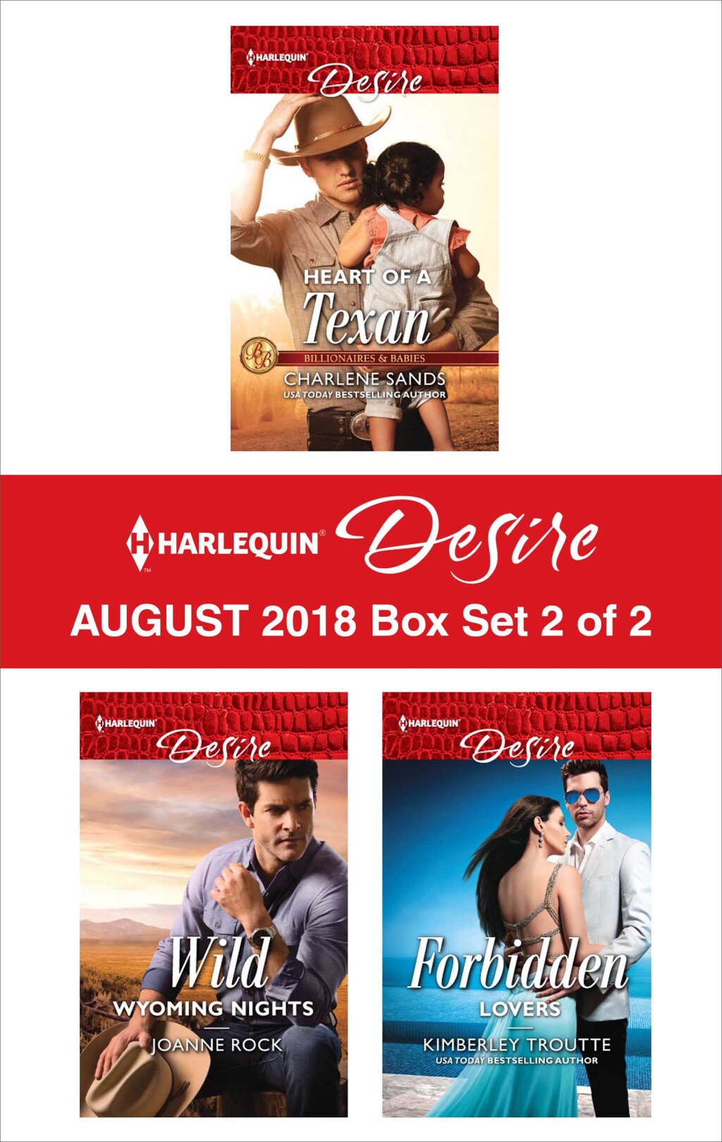 Reflowable Harlequin Desire August 2018 - Box Set 2 of 2; $13.31