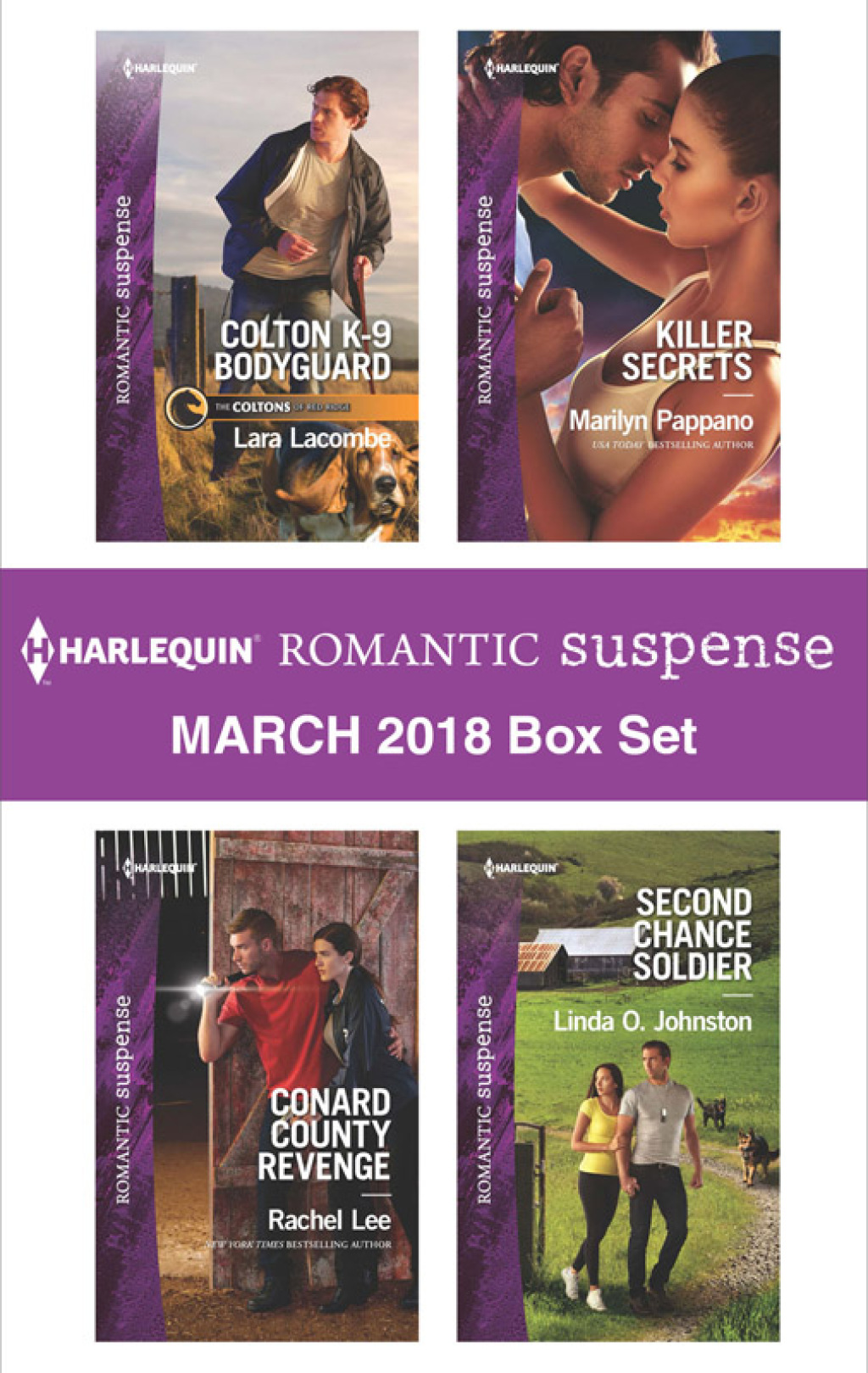 Reflowable Harlequin Romantic Suspense March 2018 Box Set; $16.64
