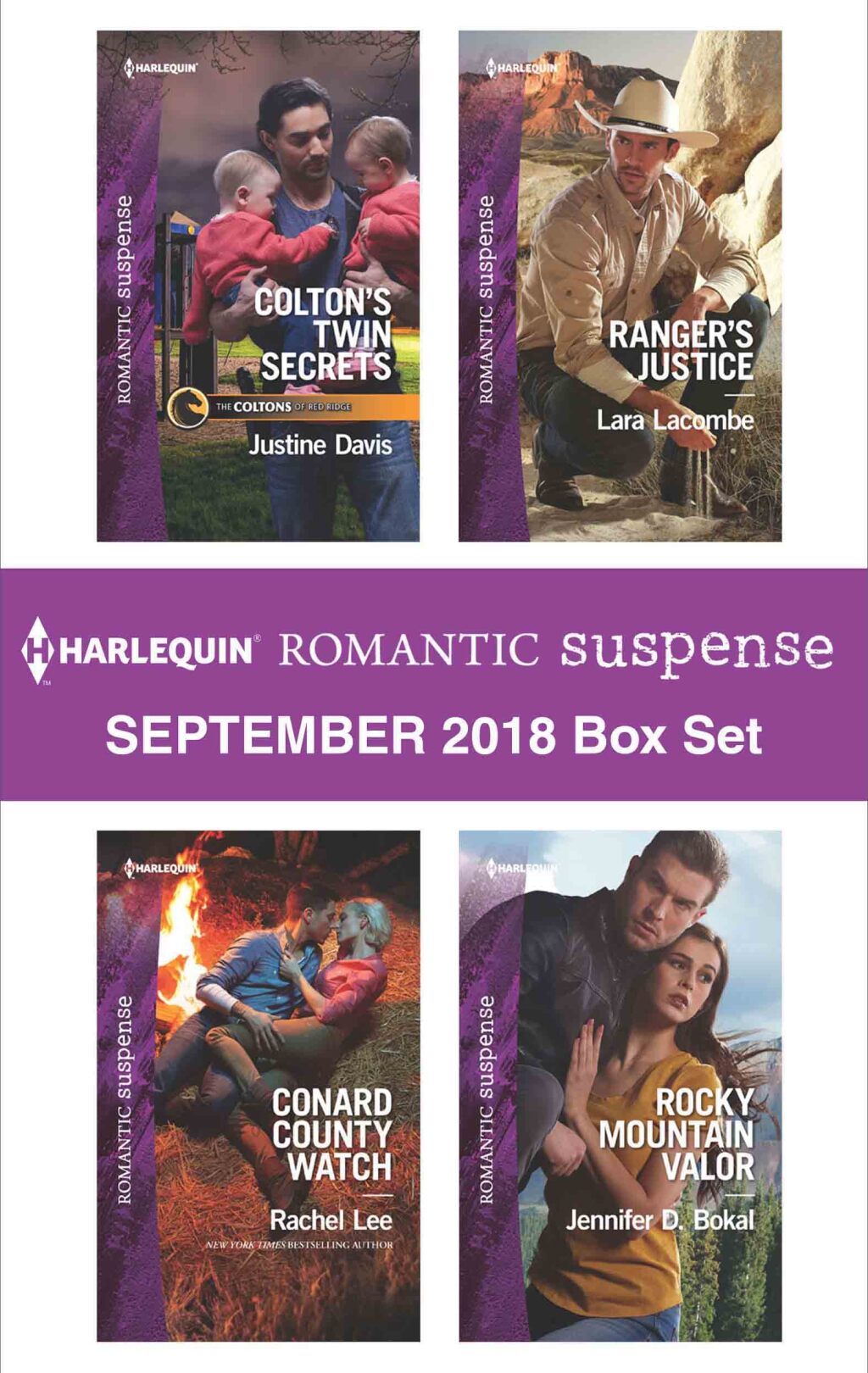Reflowable Harlequin Romantic Suspense September 2018 Box Set; $16.64