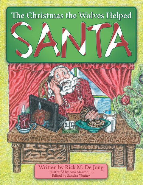 Cover image for book The Christmas the Wolves Helped Santa