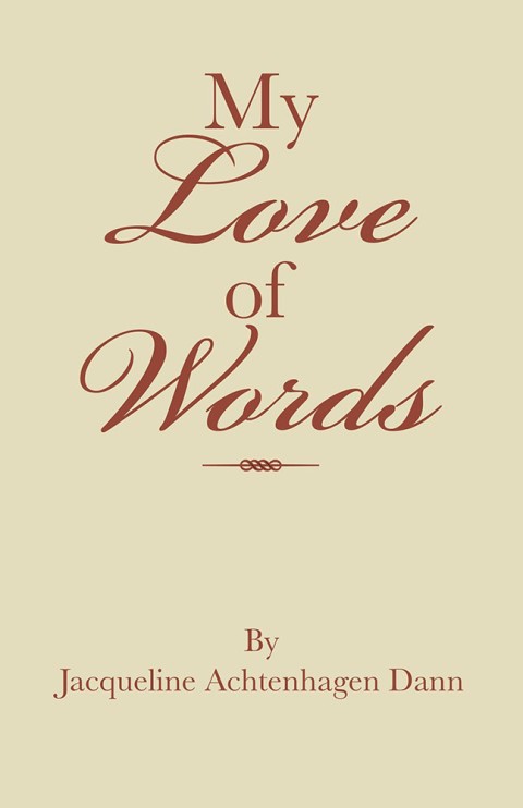 Cover image for book My Love of Words