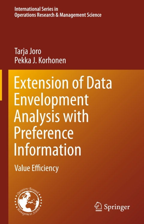 Cover image for book Extension of Data Envelopment Analysis with Preference Information