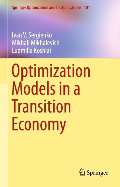 Cover image for book Optimization Models in a Transition Economy