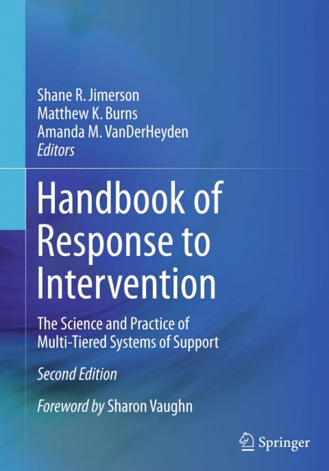 Cover image for book Handbook of Response to Intervention