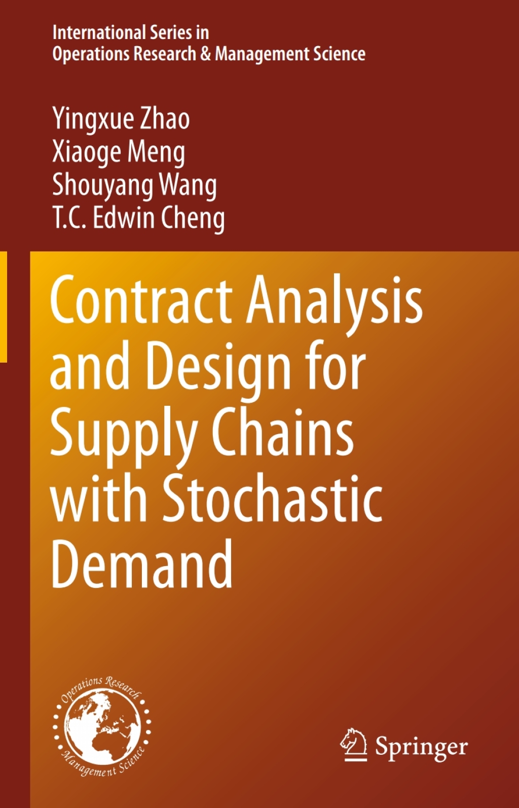 ISBN 9781489976338 product image for Contract Analysis and Design for Supply Chains with Stochastic Demand (eBook Ren | upcitemdb.com