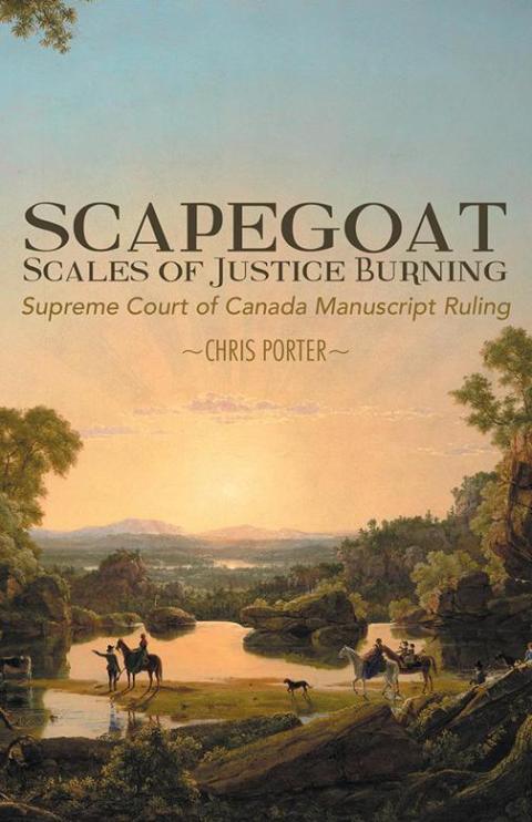 Cover image for book Scapegoat - Scales of Justice Burning