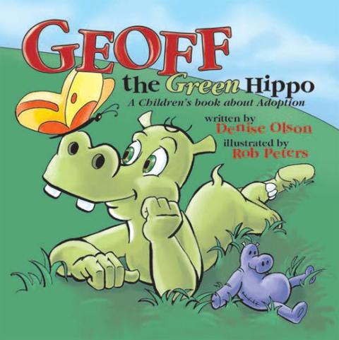 Cover image for book Geoff the Green Hippo