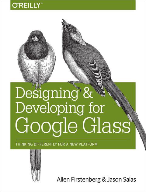 Cover image for book Designing and Developing for Google Glass