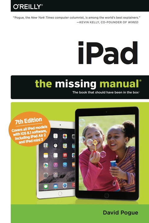 Cover image for book iPad: The Missing Manual