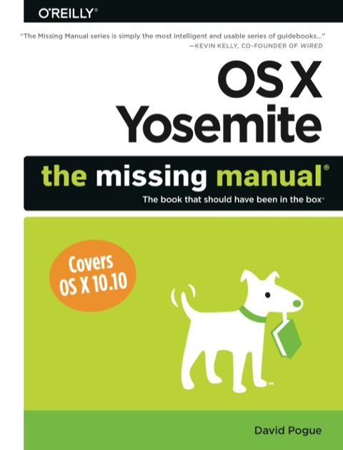 Cover image for book OS X Yosemite: The Missing Manual