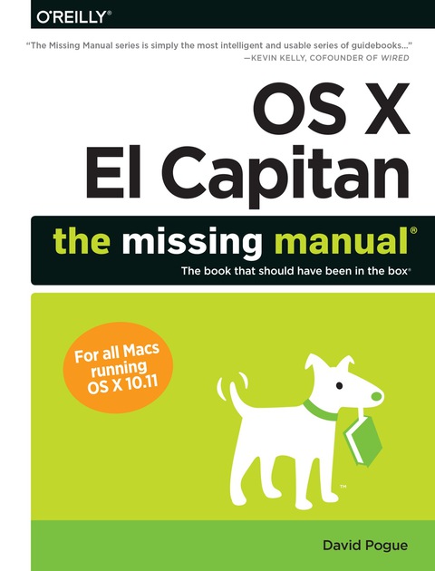 Cover image for book OS X El Capitan: The Missing Manual