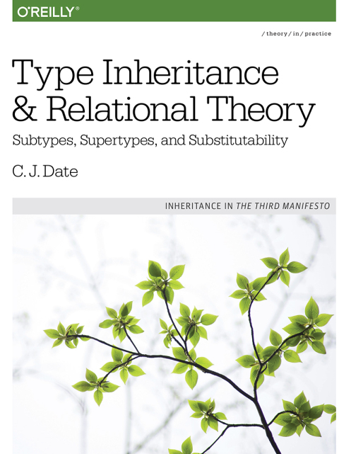 Cover image for book Type Inheritance and Relational Theory
