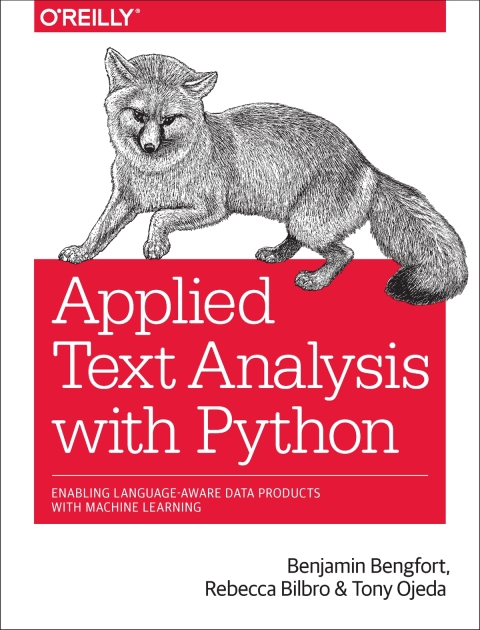 Cover image for book Applied Text Analysis with Python