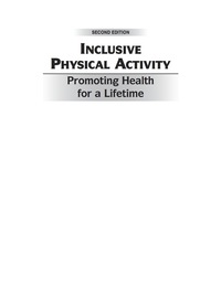 Cover image: Inclusive Physical Activity 2nd edition 9781450401869