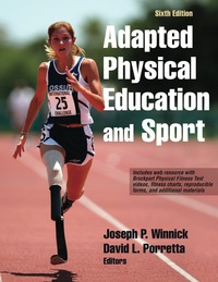 Cover image: Adapted Physical Education and Sport 6th edition 9781492511533