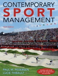 Cover image: Contemporary Sport Management 6th edition 9781492550952