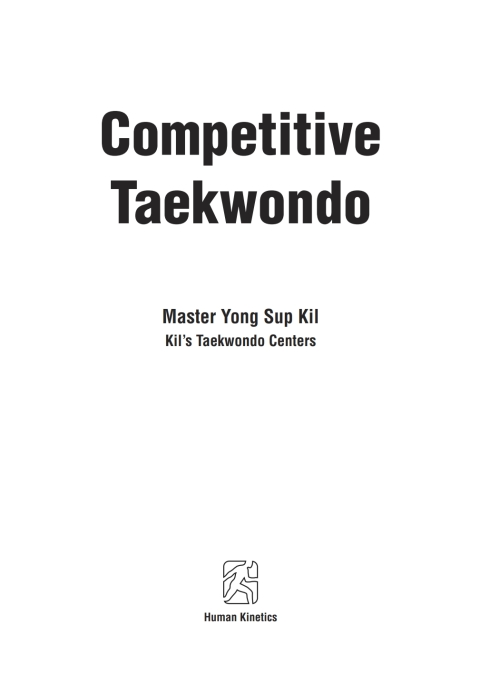 Cover image for book Competitive Taekwondo