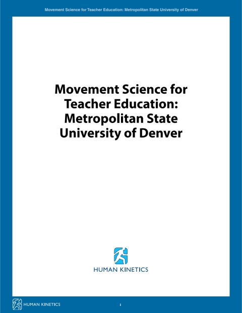 Cover image for book Movement Science for Teacher Education: Metropolitan State University of Denver