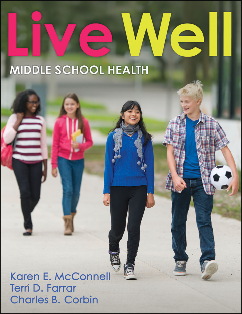 Cover image for book Live Well Middle School Health
