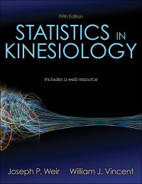 Cover image: Statistics in Kinesiology 5th edition 9781492560715