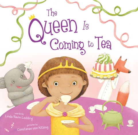 Cover image for book The Queen Is Coming to Tea