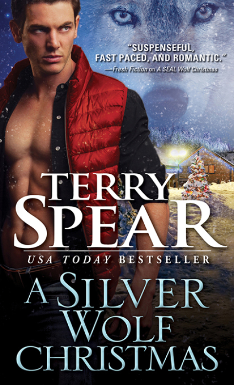 Cover image for book A Silver Wolf Christmas