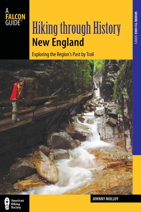 Cover image for book Hiking through History New England