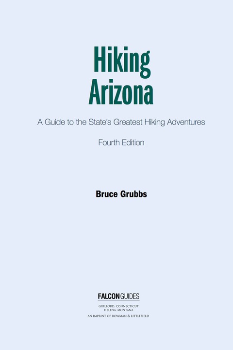 Cover image for book Hiking Arizona