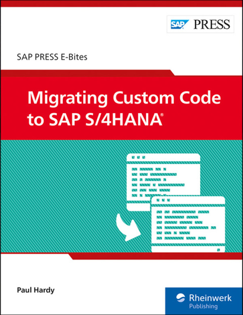 Cover image for book Migrating Custom Code to SAP S/4HANA