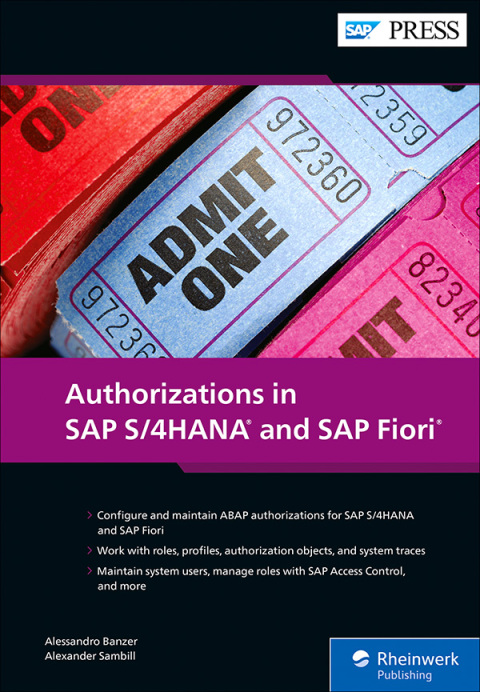 Cover image for book Authorizations in SAP S/4HANA and SAP Fiori
