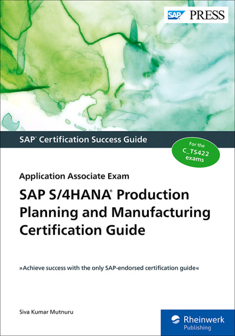 Cover image for book SAP S/4HANA Production Planning and Manufacturing Certification Guide