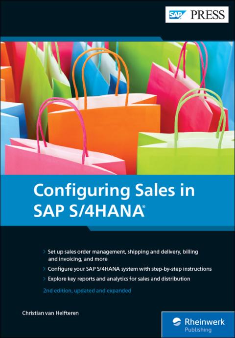 Cover image for book Configuring Sales in SAP S/4HANA