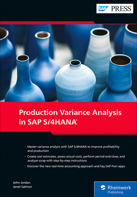 Cover image for book Production Variance Analysis in SAP S/4HANA