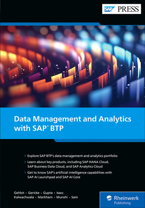 Cover image for book Data Management and Analytics with SAP BTP