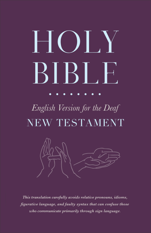 Cover image for book Holy Bible English Version for the Deaf, New Testament