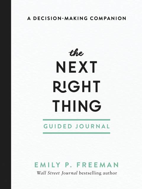 Cover image for book The Next Right Thing Guided Journal