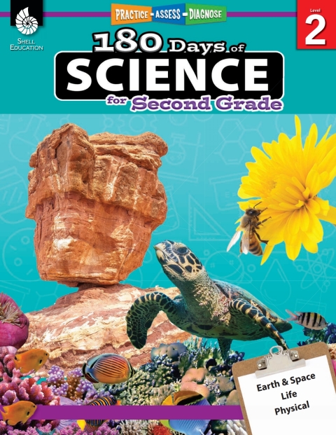 Cover image for book 180 Days of Science for Second Grade