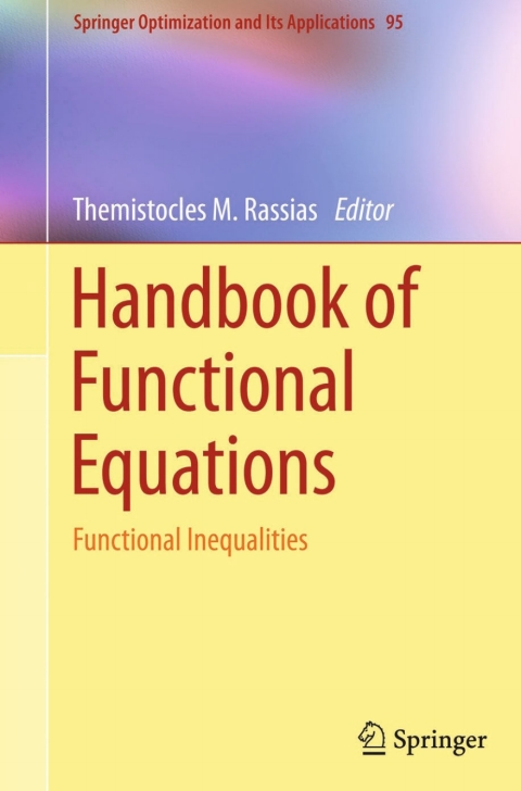 Cover image for book Handbook of Functional Equations