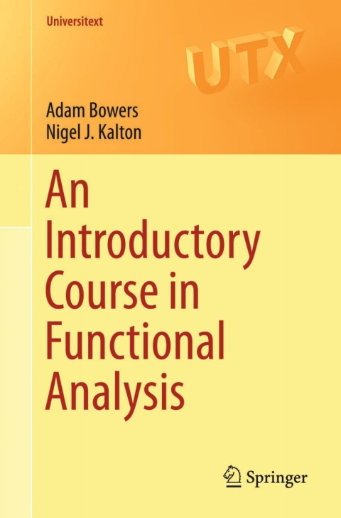 Cover image for book An Introductory Course in Functional Analysis