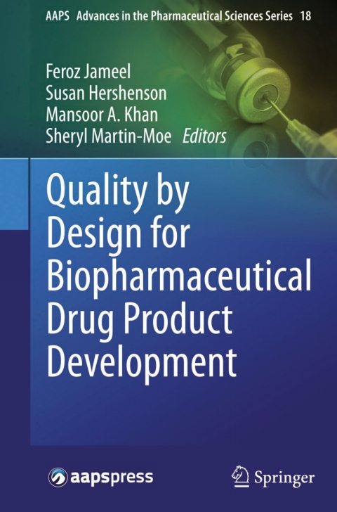 Cover image for book Quality by Design for Biopharmaceutical Drug Product Development