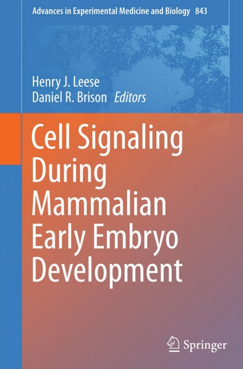 Cover image for book Cell Signaling During Mammalian Early Embryo Development
