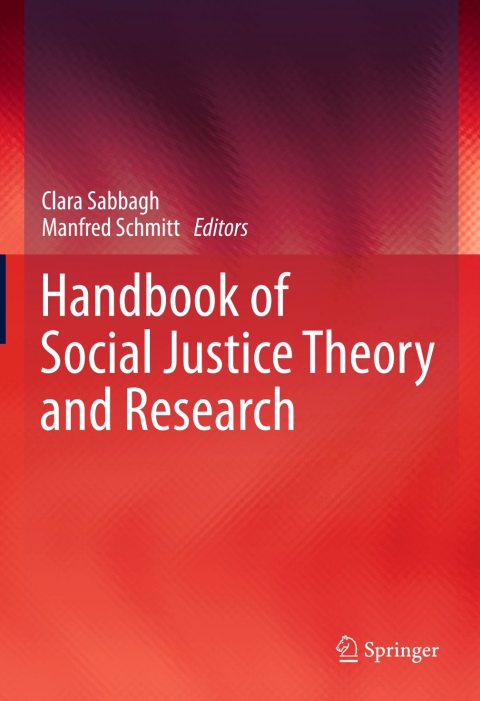 Cover image for book Handbook of Social Justice Theory and Research