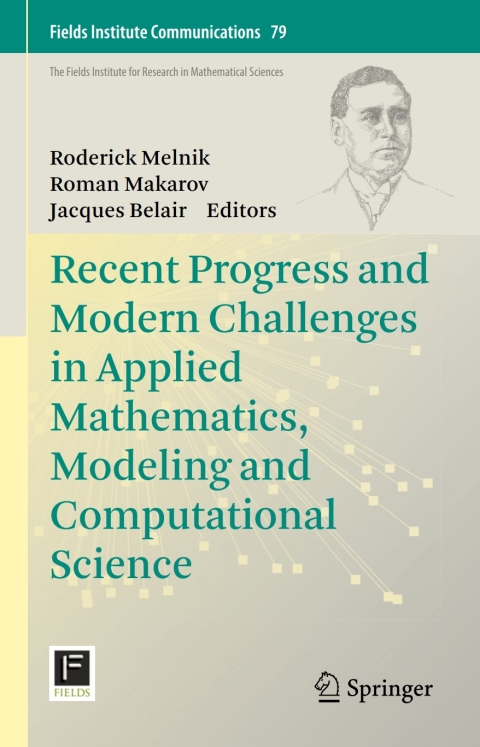 Cover image for book Recent Progress and Modern Challenges in Applied Mathematics, Modeling and Computational Science