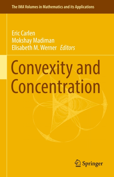 Cover image for book Convexity and Concentration