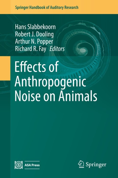 Cover image for book Effects of Anthropogenic Noise on Animals