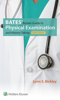 Cover image: Bates' Pocket Guide to Physical Examination and History Taking 8th edition 9781496338488