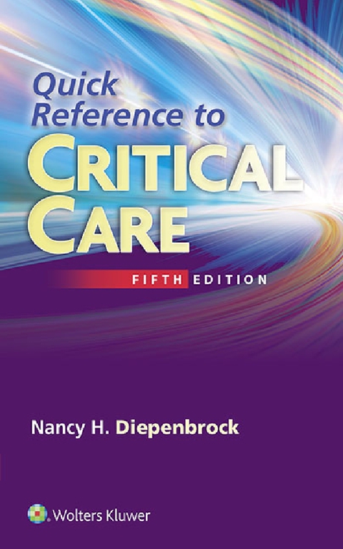 Cover image for book Quick Reference to Critical Care